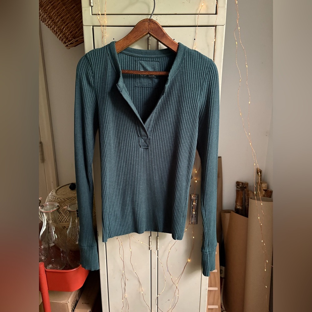 Aerie Ribbed Long Sleeve - Picture 2 of 7